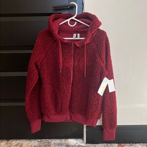 NWT Z by Zella Up & Over Faux
Shearling Zip Jacket